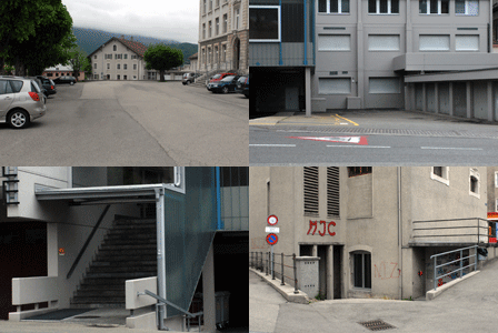 Accès au 4 scènes
